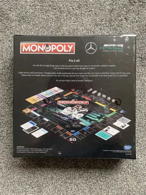 Monopoly Mercedes Amg Petronas Formula One Team Silver Arrows 2nd