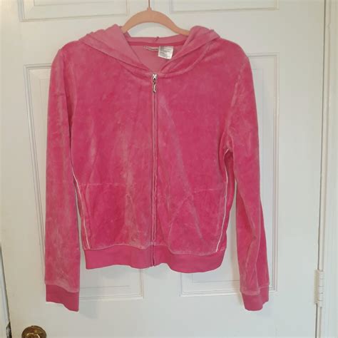 Vintage Y K Hot Pink Velour Velvet Zip Up Tracksuit Depop