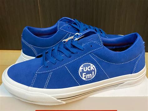 Yahoo オークション Supreme Vans Sid Fuck Em Blue US cm 新