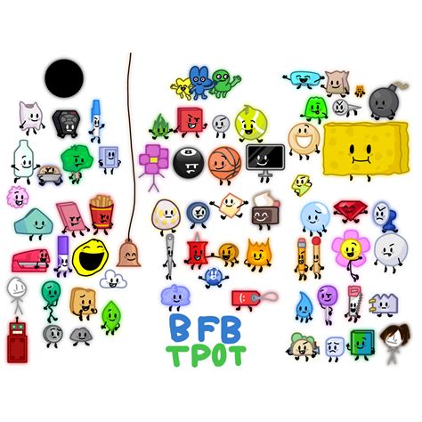 BFB/TPOT contestants and their hosts by RoyaleMarble363 on DeviantArt