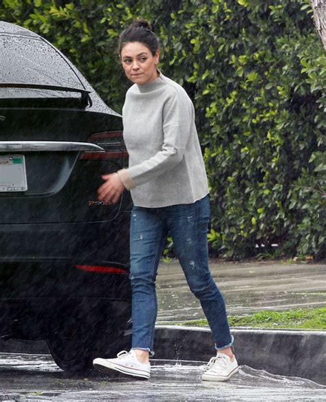 Mila Kunis Street Style Out In Studio City Ca