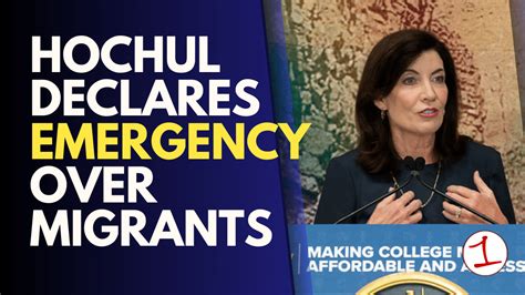 Hochul Declares State Of Emergency In Response To Migrants Seeking