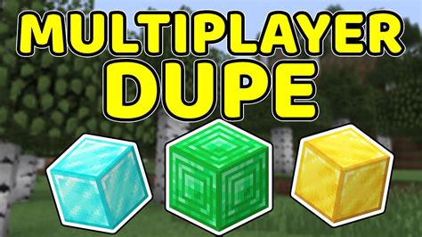 Minecraft Multiplayer Duplication Glitch Java Sort Plugin Youtube