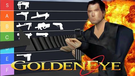 Ranking All Weapons In Goldeneye Youtube