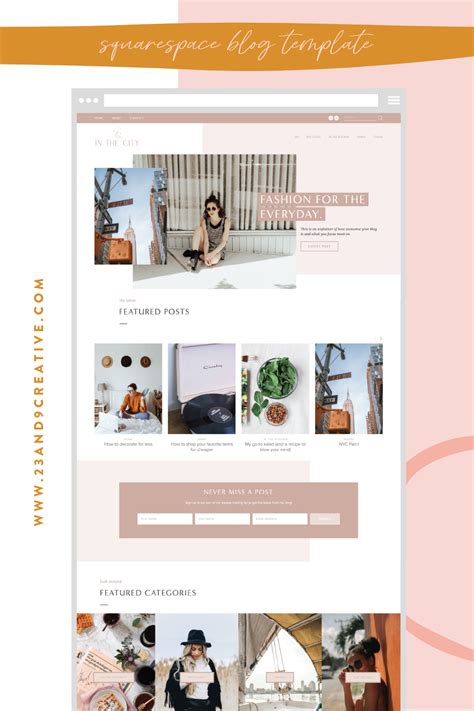 Blog Templates Squarespace