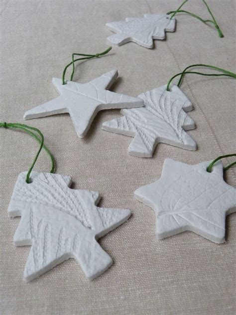 Make It Leaf Embossed Air Drying Clay Tree Decorations Growing