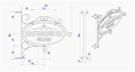 Hanging Sign Plan