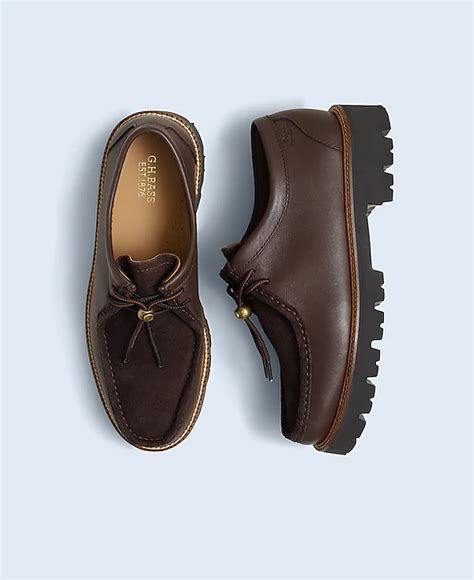 G H Bass Wallace Leather And Suede Moc Madewell