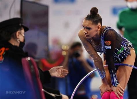 Coach Irina Viner Daria Trubnikova Russia Backstage Grand Prix