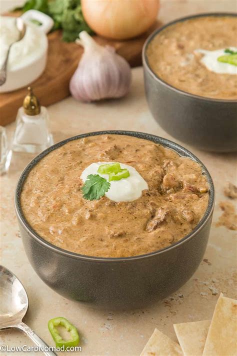 Creamy Taco Soup Recipe Ketolow Carb • Low Carb Nomad