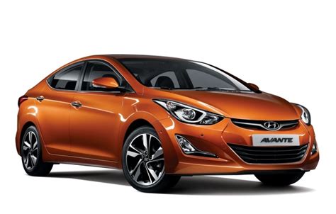 Wallpaper Orange Hyundai 2013 Elantra Hyundai Elantra Avante For