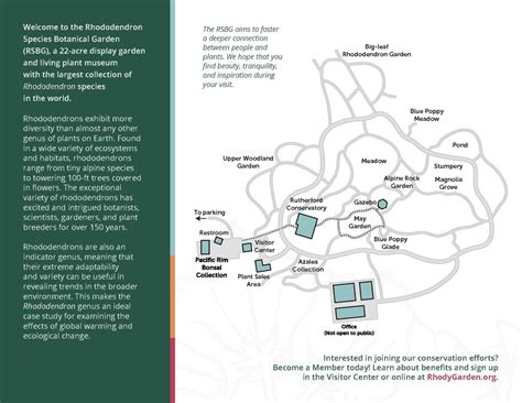 Garden Map Rhododendron Species Botanical Garden