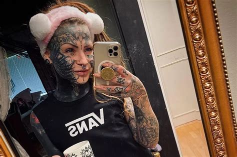 Tattooed Mum Ditches Top As She Flaunts Multiple Ink In Near Naked Post Daily Star