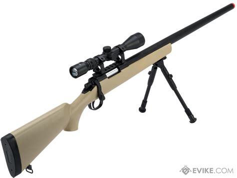 Matrix Vsr 10 Mb03 Bolt Action Airsoft Sniper Rifle By Well Color Desert Tan Airsoft Guns