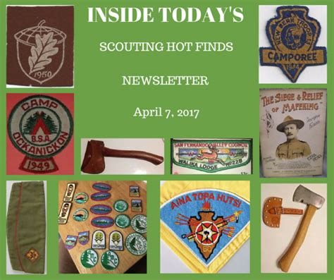 Scout Patch Collectors Friday Scouting Hot Finds Newsletter April 7 2017