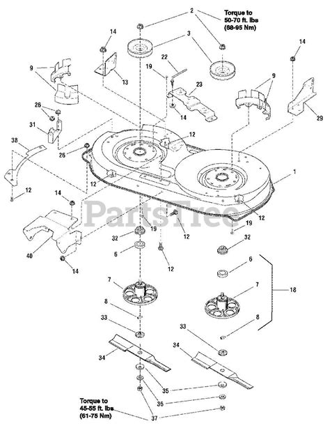Murray 42 Inch Lawn Mower Belt Diagram
