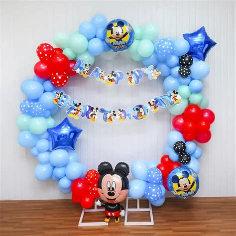 Mickey Mouse Birthday Balloon Decoration Balloon Decorations In Surat