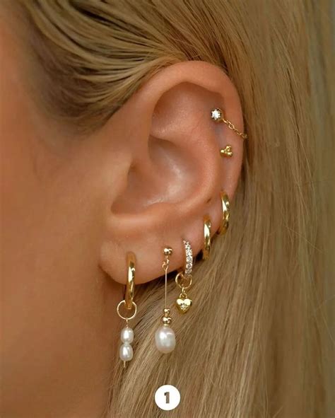 Earring Idea Earings Piercings Ear Piercings Minimalist Ear Piercings