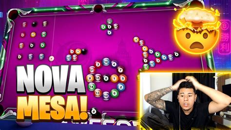 Loucura Joguei Na Nova Mesa Maluca Do Ball Pool Youtube