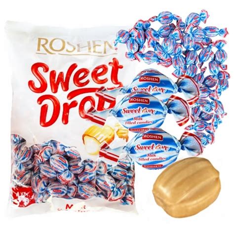 Cukierki Sweet Drop Nadziewane Mleczne Roshen 1kg 9112493620 Allegropl