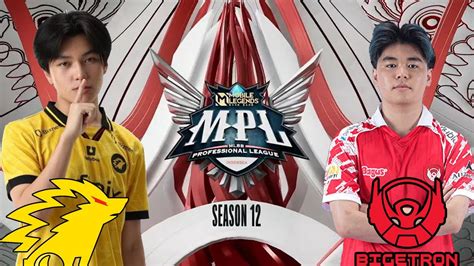 NOBAR ONIC VS BTR PLAYOFFS MPL ID S12 YouTube