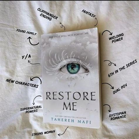 Restore Me By Tahereh Mafi In Recommended Books To Read Book