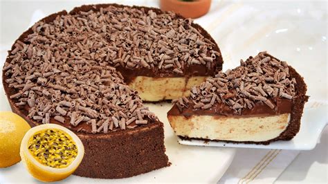 Torta Mousse De Maracuj Chocolate A Melhor Que Voc J Viu Youtube