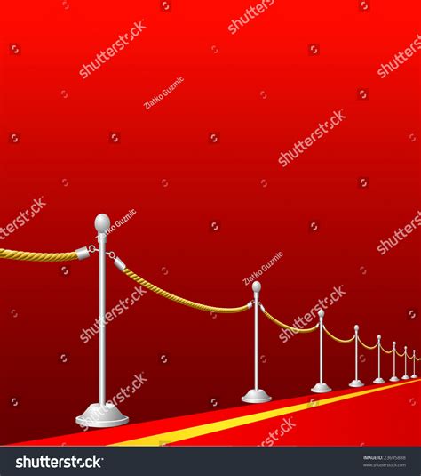 Vector Background Red Carpet Stock Vector (Royalty Free) 23695888