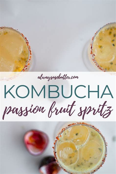 Kombucha Passion Fruit Spritz Sprits