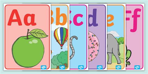 Alphabet Outline Printable Posters | Phonics | Twinkl