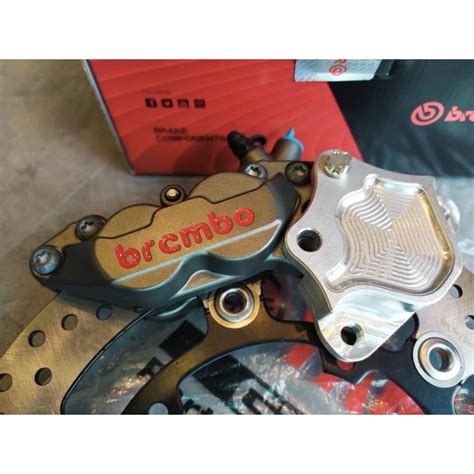 Brembo P4 Set PNP Yamaha Xmax V1 V2 Front Brake Caliper 4Pot With