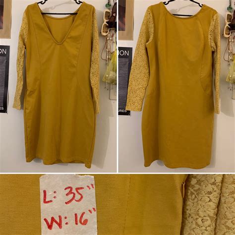 Mustard Yellow Fairycore Work Office Formal Dress On Carousell