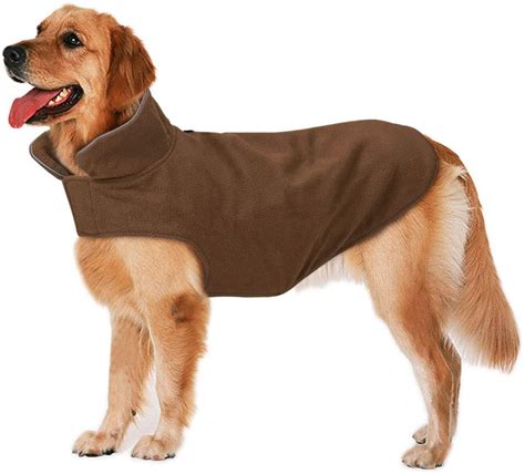 Bwiv Manteau D Hiver Pour Chiens Grand Veste Double Face En Polaire