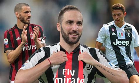 Higuain E Caldara Dentro Bonucci Via L Affare Lo Fa Il Milan Juve