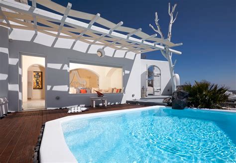 Santorini Luxury Villas Luxury Villa With Private Pool For 2 Guests In