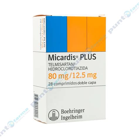 Micardis Plus Telmisart N Mg Caja De Comprimidos Doble