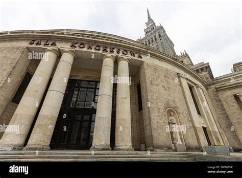 Warsaw Poland The Palace Of Culture And Science Palac Kultury I