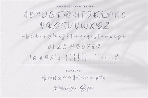 Gabrialle Casual Script Font By Stringlabs