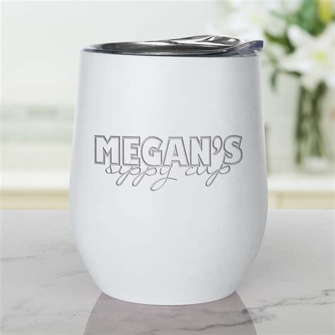 Engraved Adult Sippy Cup Stemless Wine Tumbler Tsforyounow