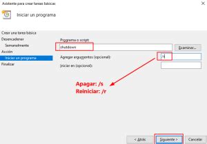 Programar Apagado O Reinicio En Windows