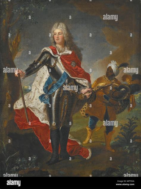 Portrait of Augustus III of Poland (1696-1763 Stock Photo - Alamy