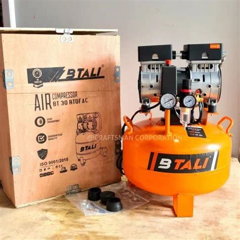 Btali Air Compressor Oil Free Bt Rtofac Maximum Flow Rate Cfm