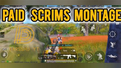 Paid Scrims Frags 🥵🔥 Bgmi Montage Darsshu Yt Youtube