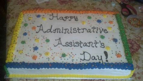 Administrative Assistants Day Cake Administrative Assistant