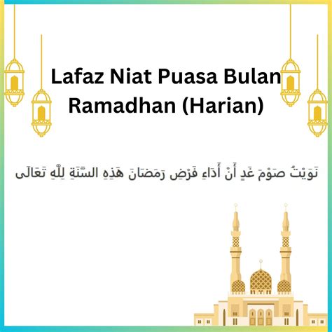 Cara Lafaz Niat Puasa Ramadhan Harian Dan Sebulan Jakim