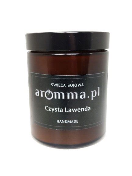 Świeca Sojowa 100 Czysta Lawenda 180 ml Aromma Aromma Sklep