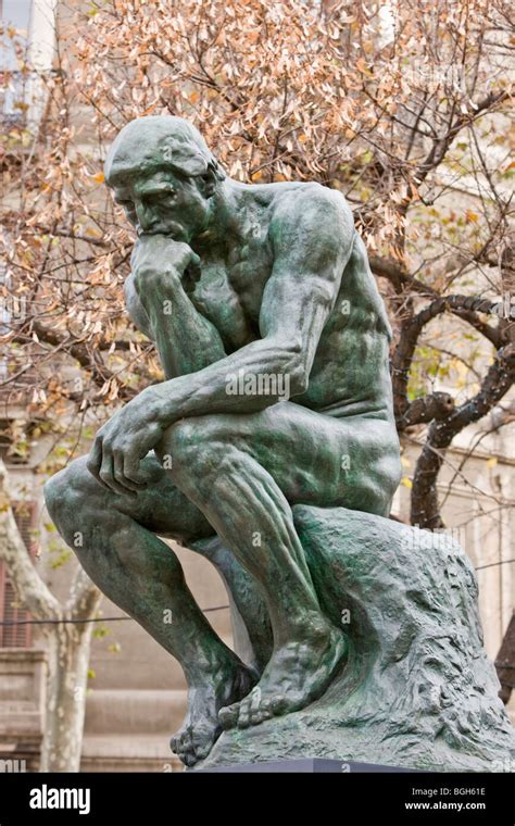 Sculpture rodin thinker hi-res stock photography and images - Alamy