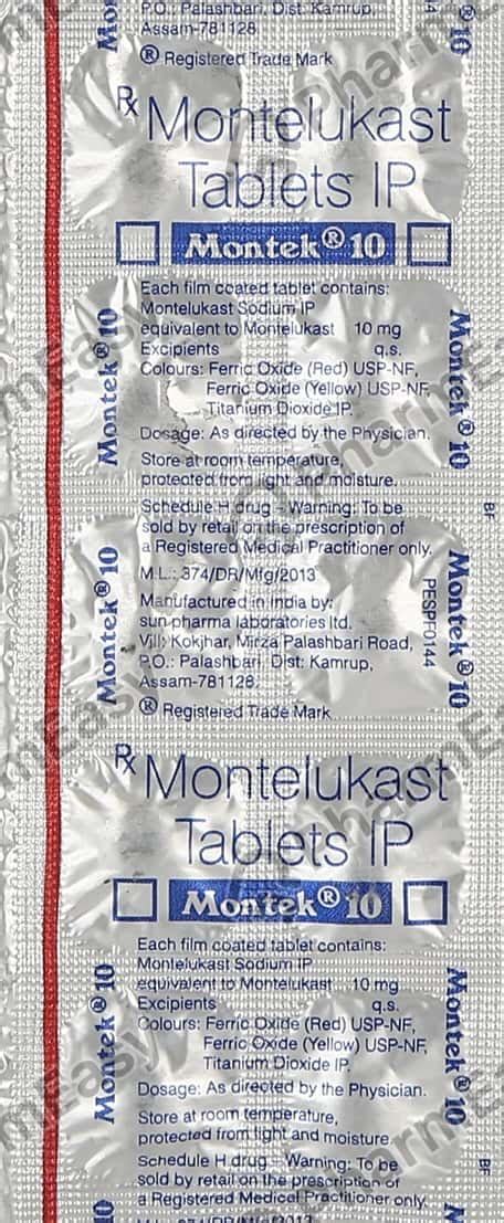 Montex Mg Tablet Uses Side Effects Price Dosage