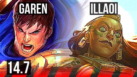 GAREN Vs ILLAOI TOP 10 0 2 6 Solo Kills 900 Games Legendary