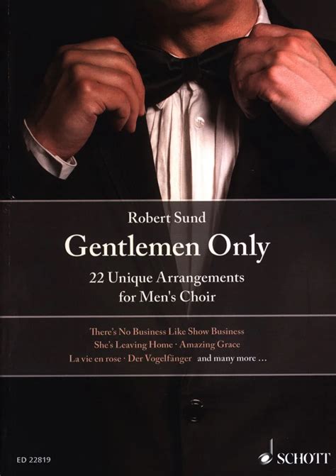 Gentlemen Only Im Stretta Noten Shop Kaufen